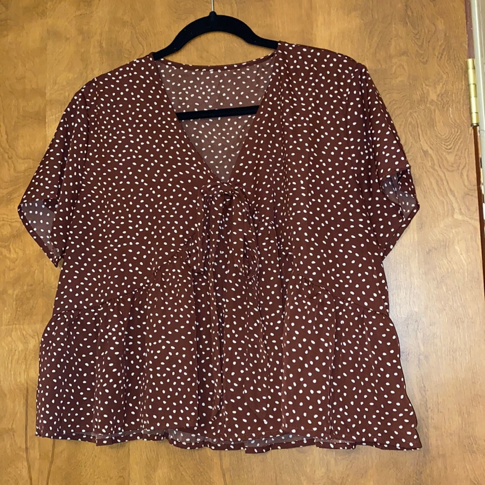 Shein Polka Dot Top